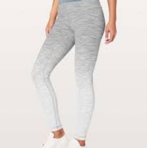 lululemon athletica Wunder Under Gray Ombre High-Rise Leggings
